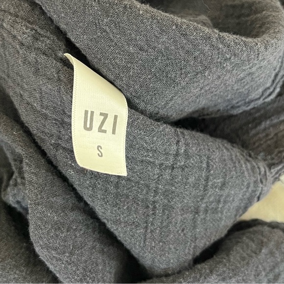 UZI Faded Black Frayed Tank - Picture 6 of 9